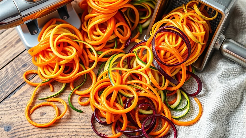 healthy spiralized vegetable recipes