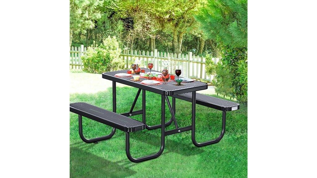 heavy duty picnic table