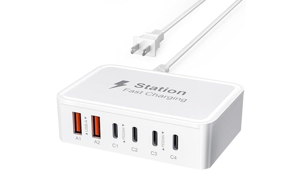 high power multi port charger