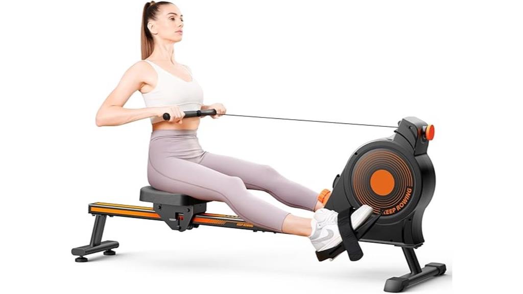 home rowing machine features