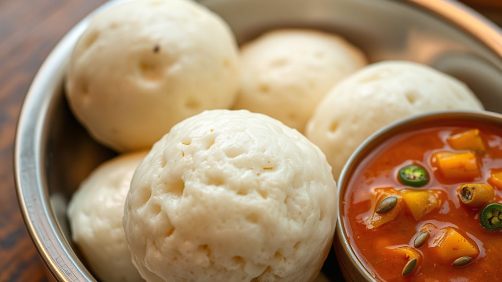 idli and sambar pairing