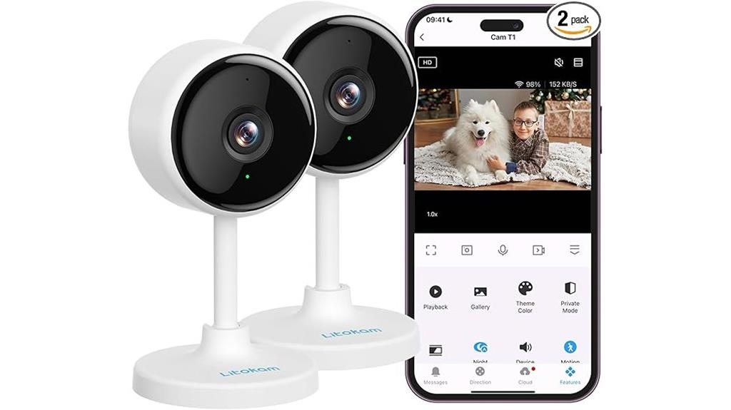 indoor security camera with night vision