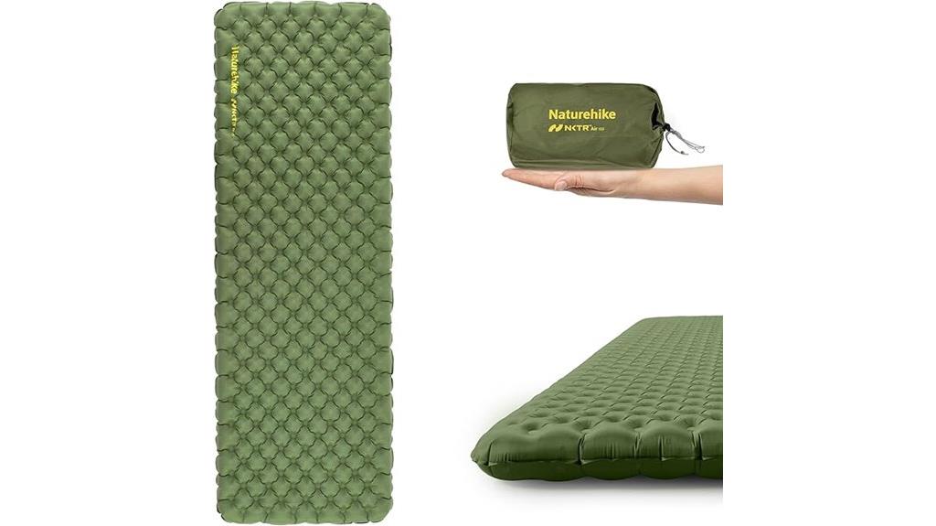 inflatable camping mattress pad