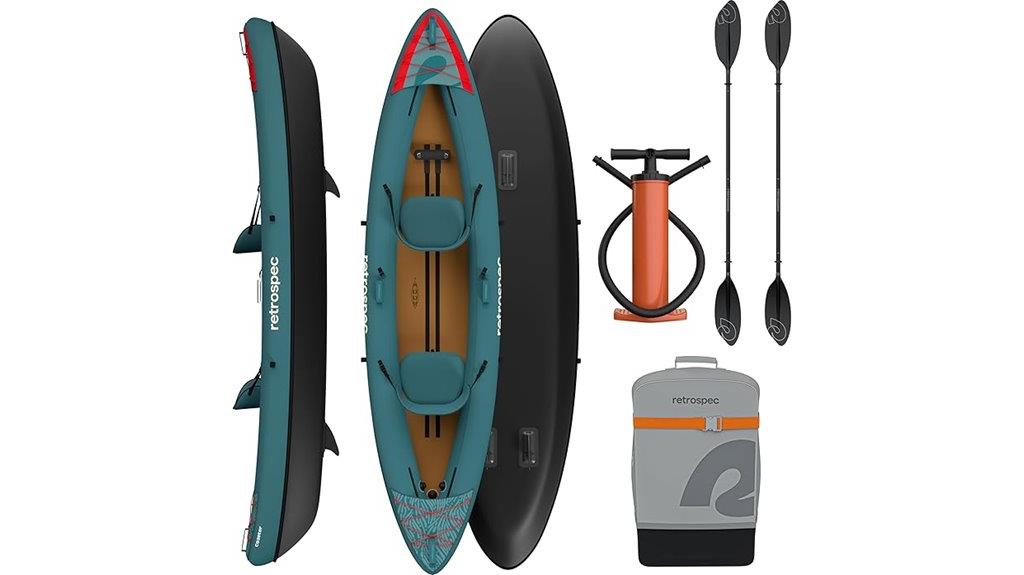 inflatable kayak for recreation