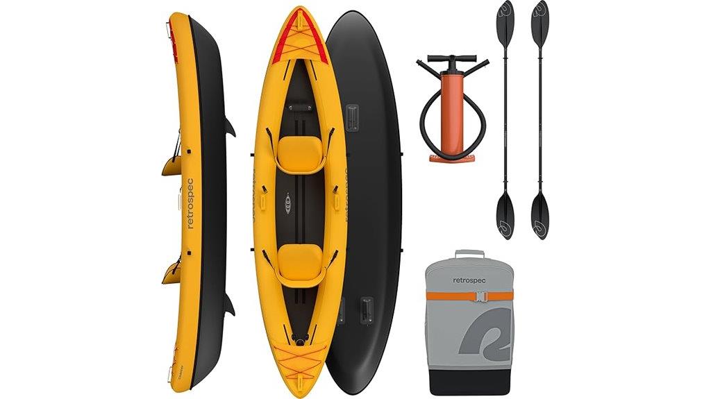 inflatable kayak for recreation