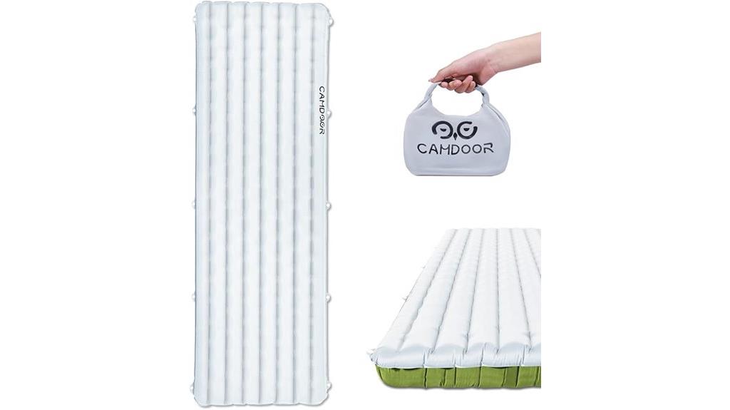 insulated camping sleeping pad