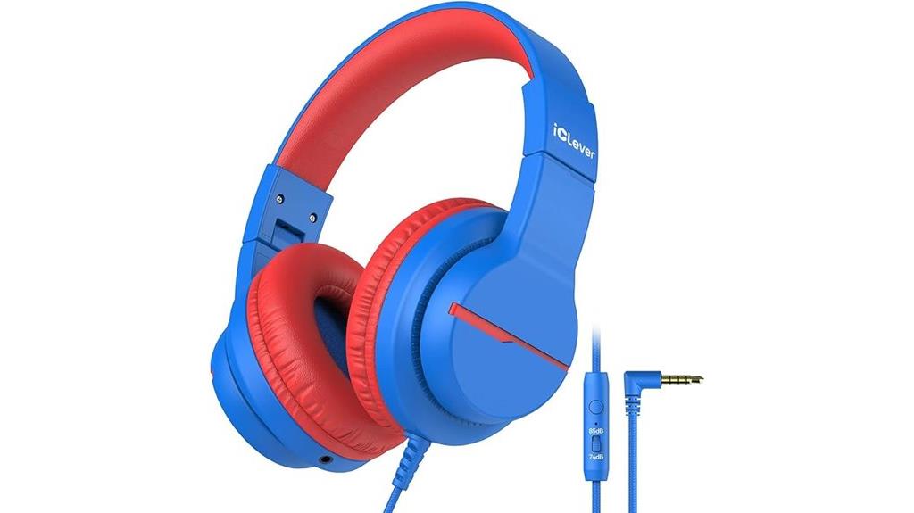 kids volume limited headphones