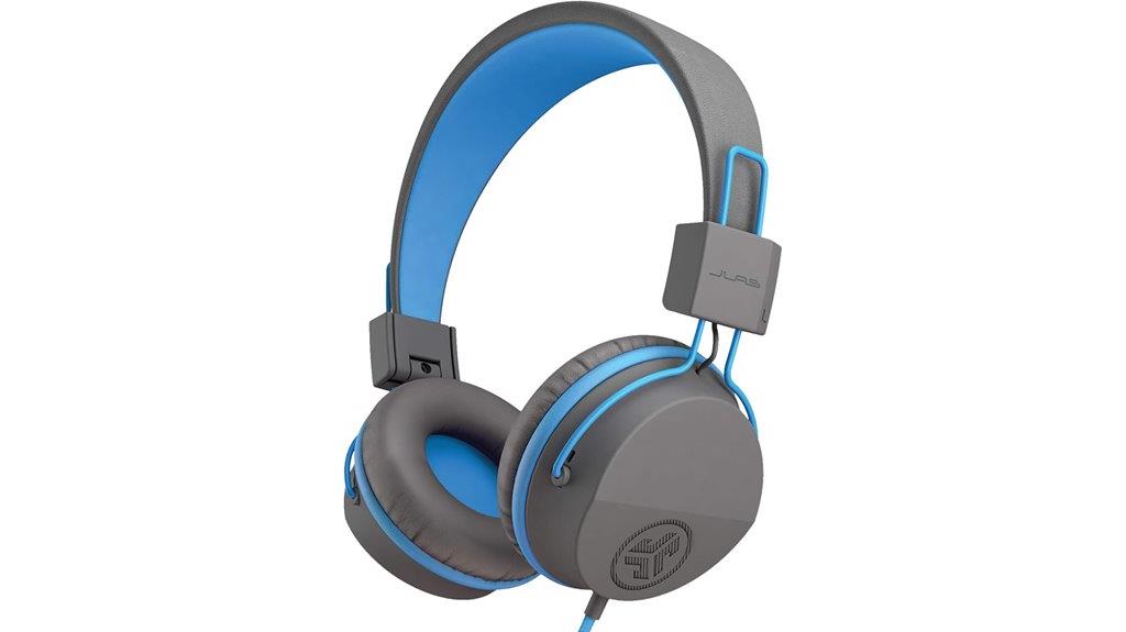 kids wired headphones with microphone