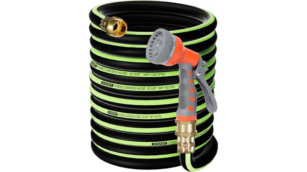 kink free 100ft garden hose