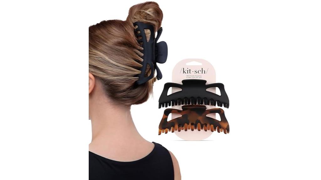 large claw hair clips