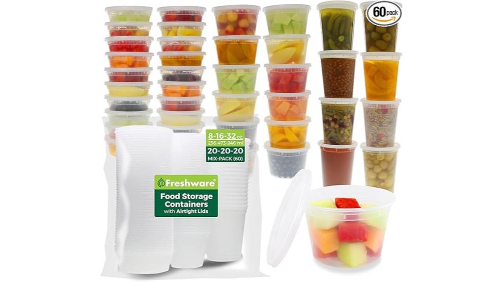 large pack food containers