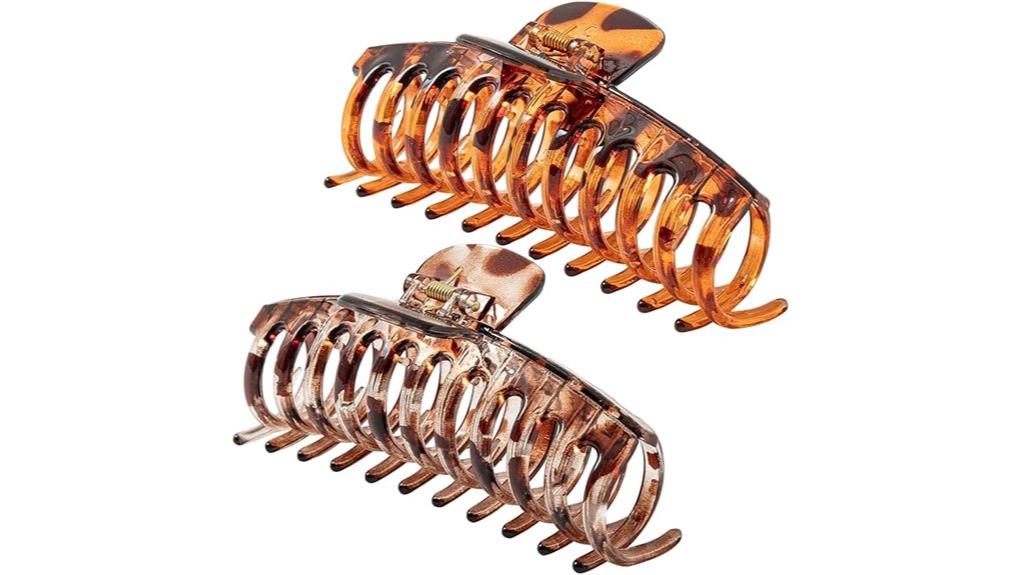 large thick hair clips