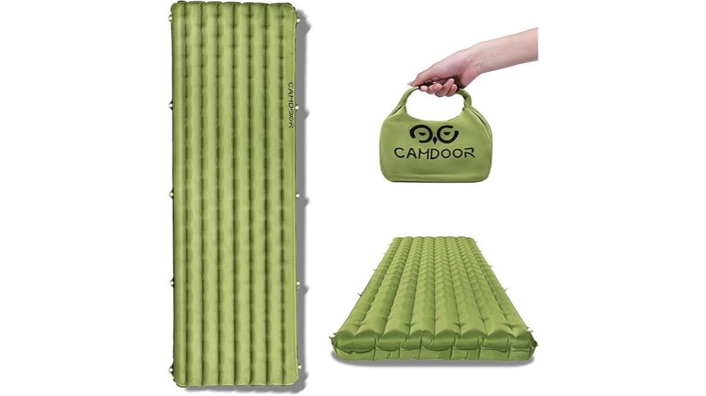 lightweight inflatable sleeping pad