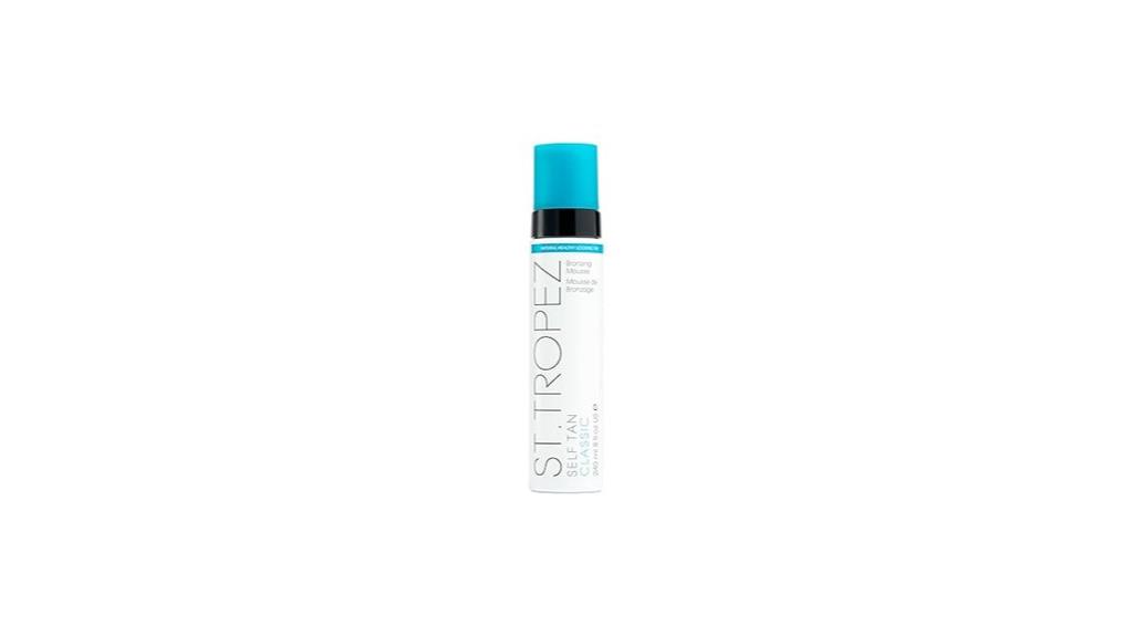 luxury self tanning mousse product