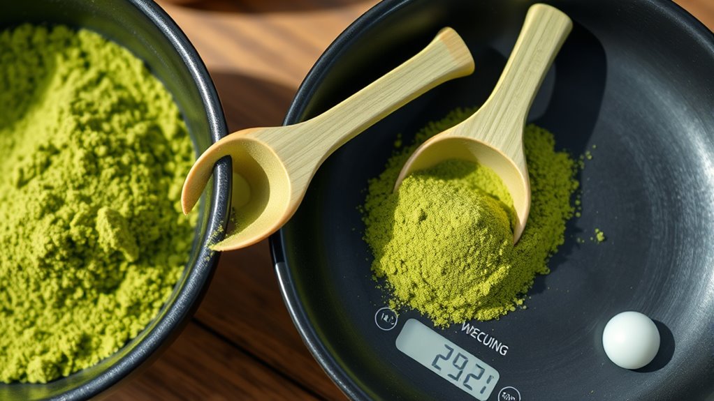 measure matcha accurately