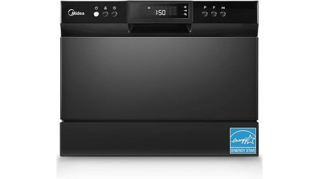 midea portable tabletop dishwasher