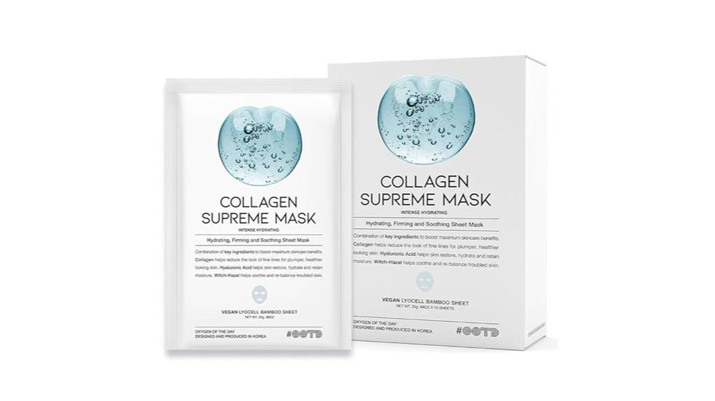 moisturizing collagen face masks