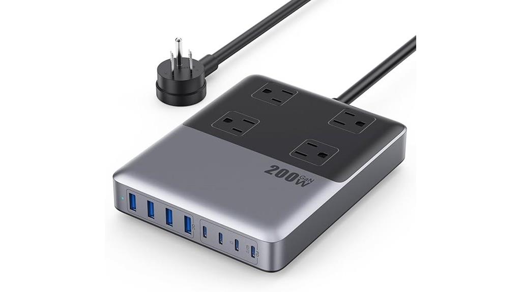 multiple device charging hub