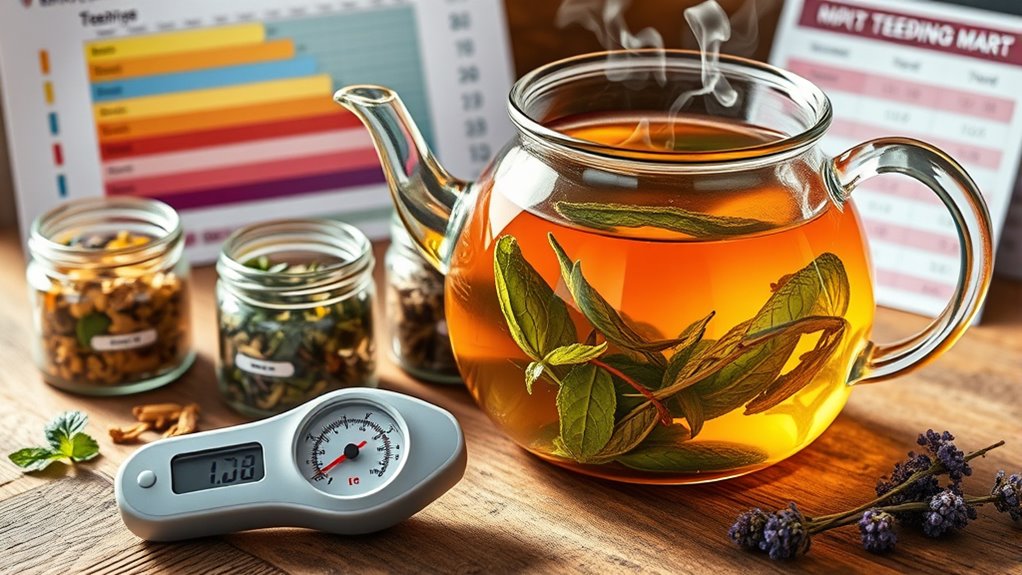 optimal herbal tea brewing