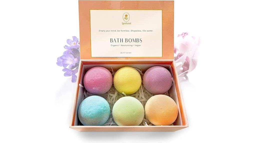 organic spa fizzies gift