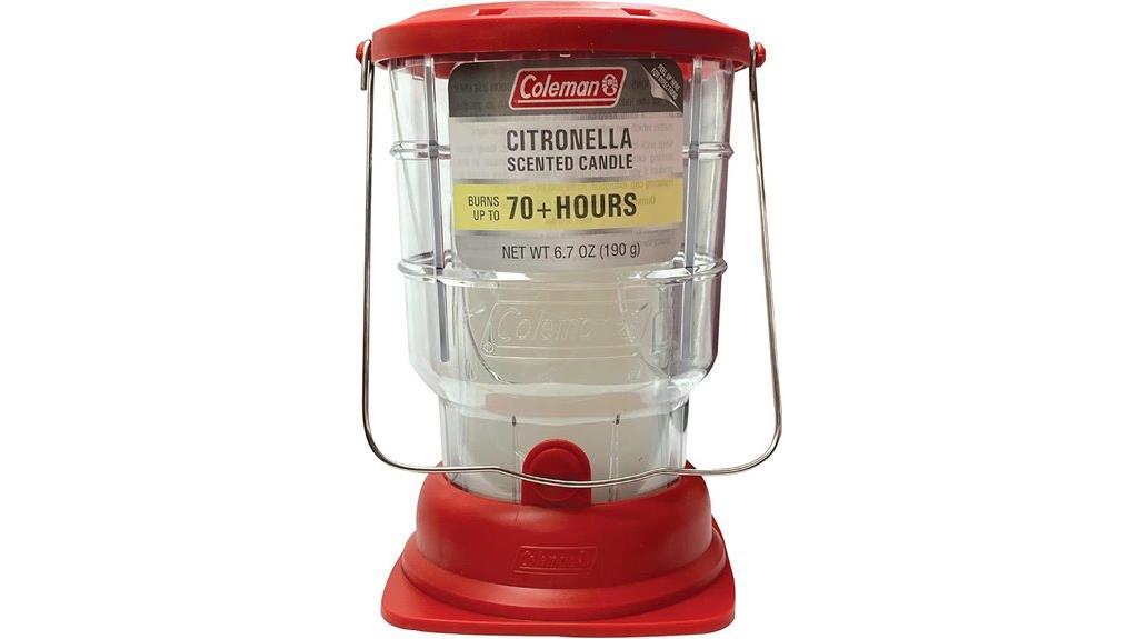 outdoor citronella candle lantern