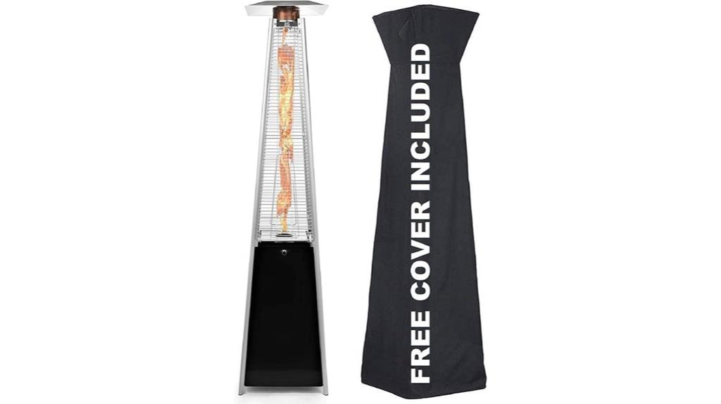 outdoor pyramid patio heater