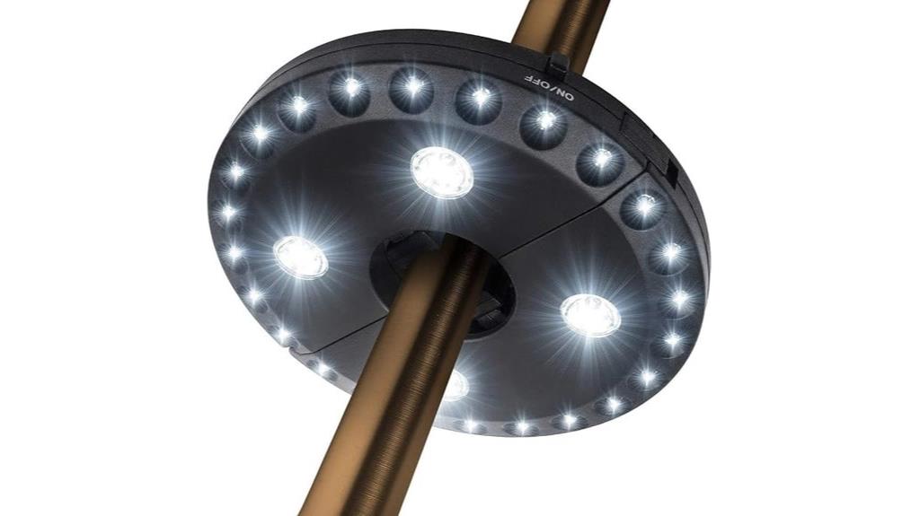 patio umbrella light modes