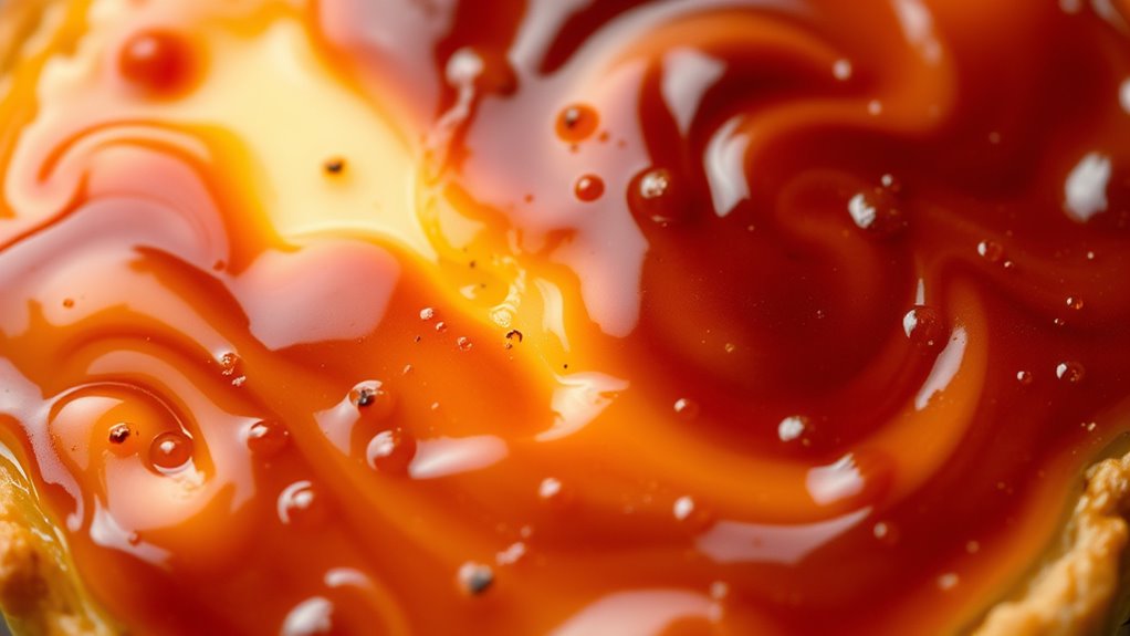 perfectly caramelized tart topping
