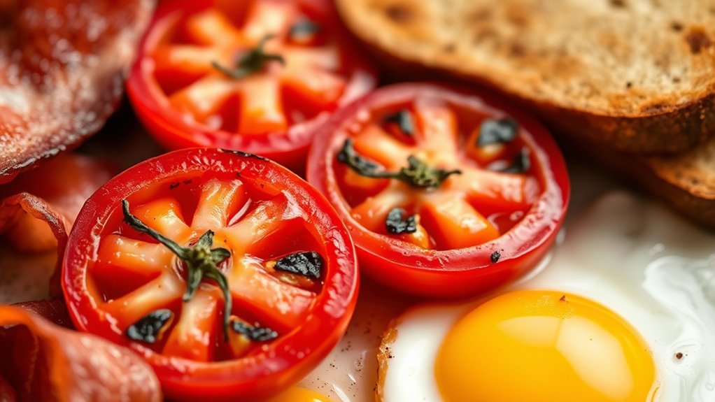 perfectly grilled flavorful tomatoes