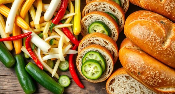 pickle and bread options