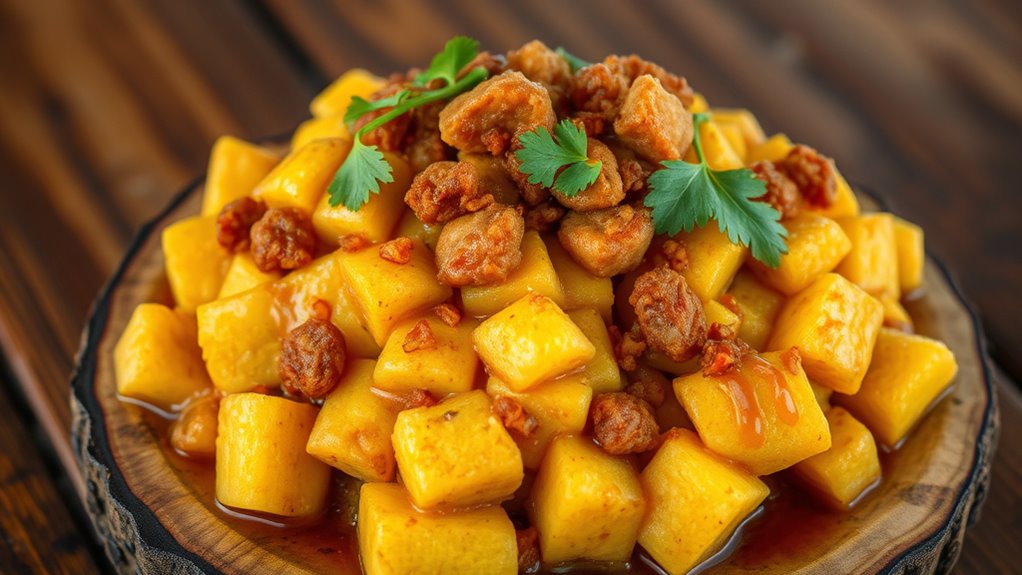 plant based puerto rican dish