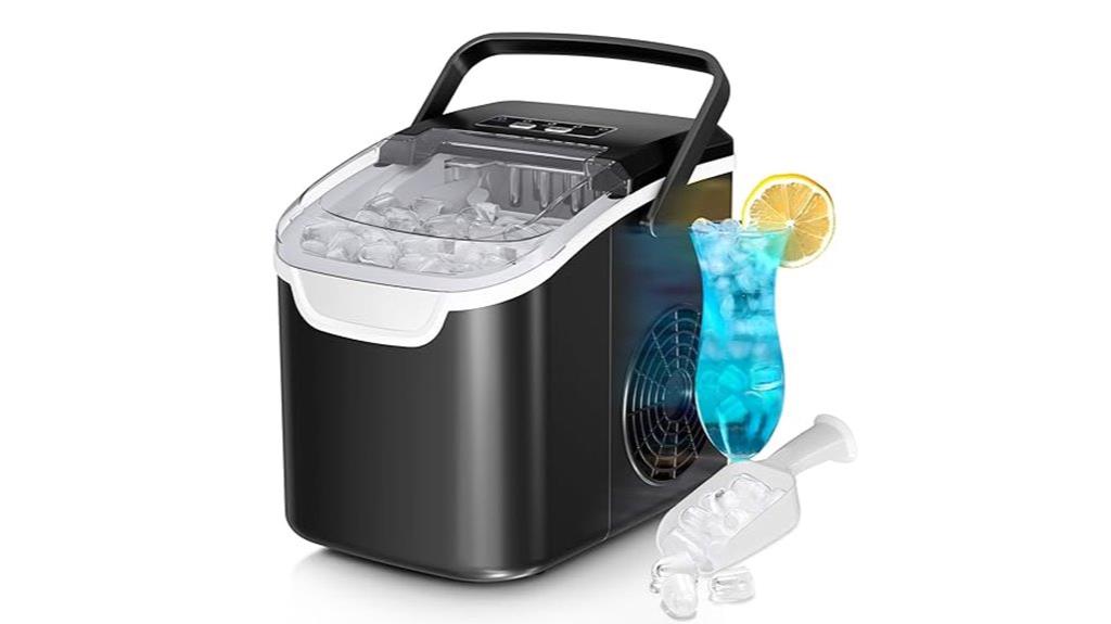 portable 26lb ice maker