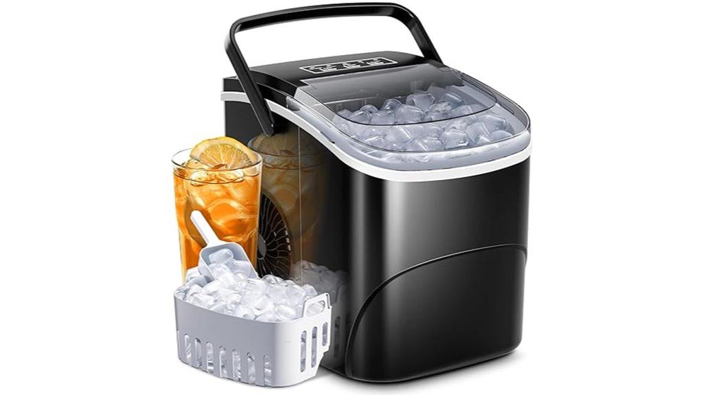 portable ice maker 9 cubes