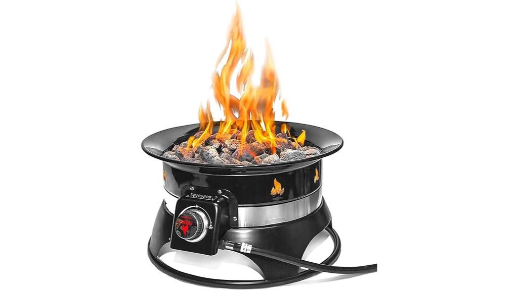 portable propane fire pit