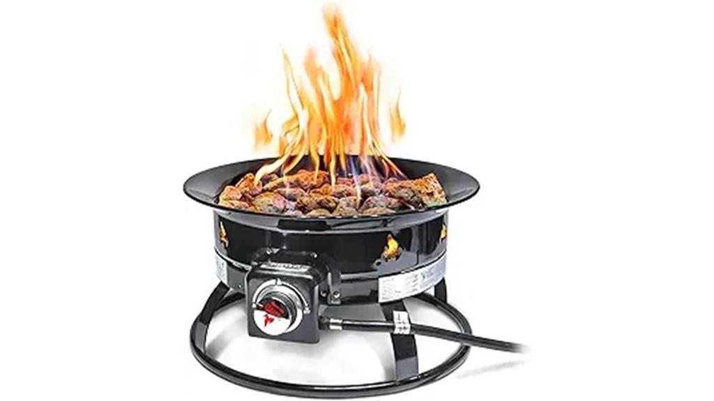 portable propane fire pit