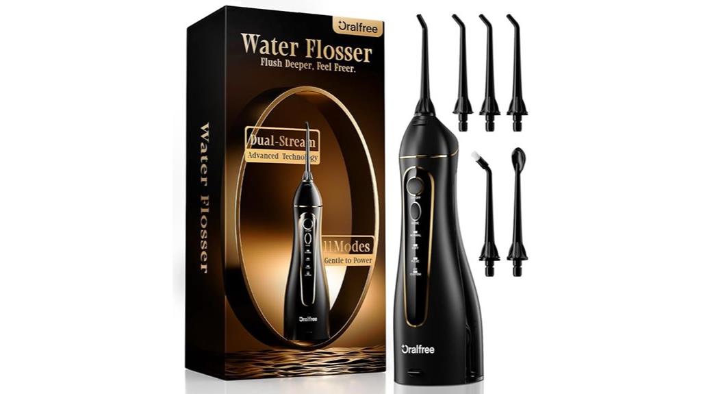portable rechargeable dental irrigator