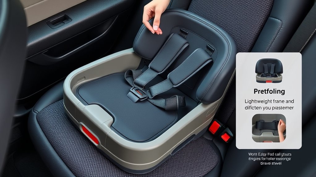 portable safe comfortable booster