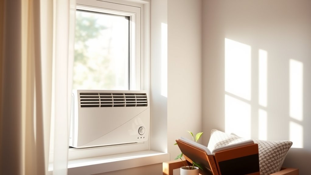 quiet efficient small room ac