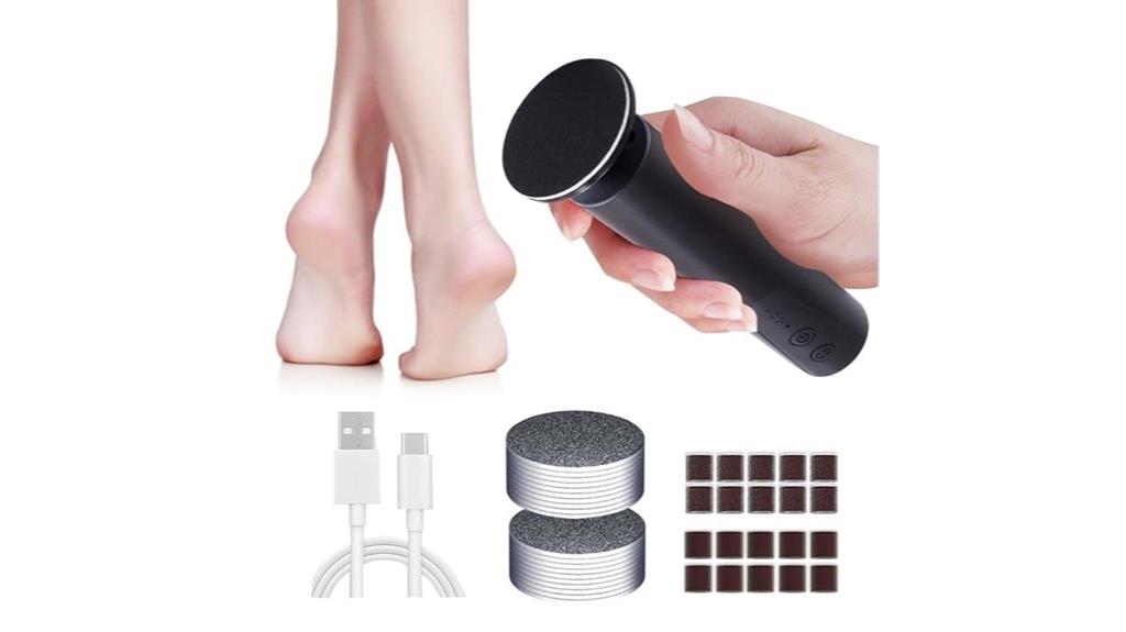 rechargeable 6 speed callus remover