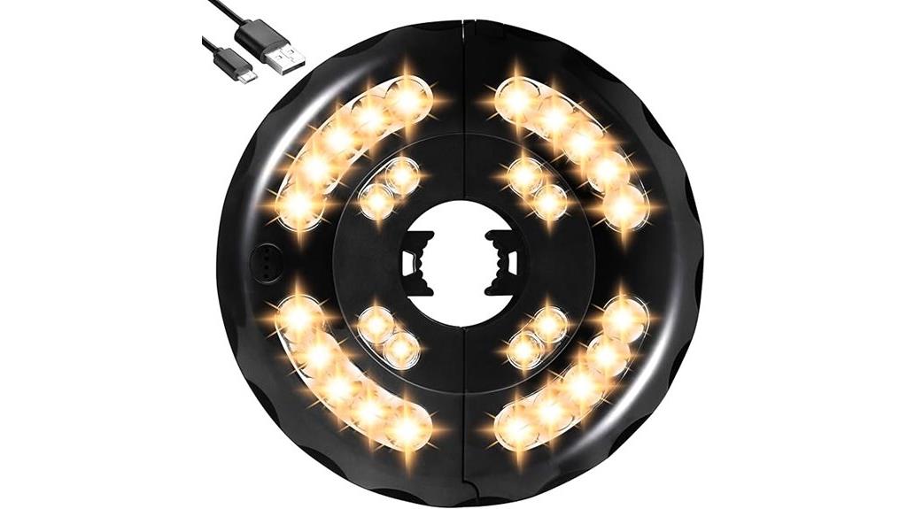 rechargeable battery dual power light