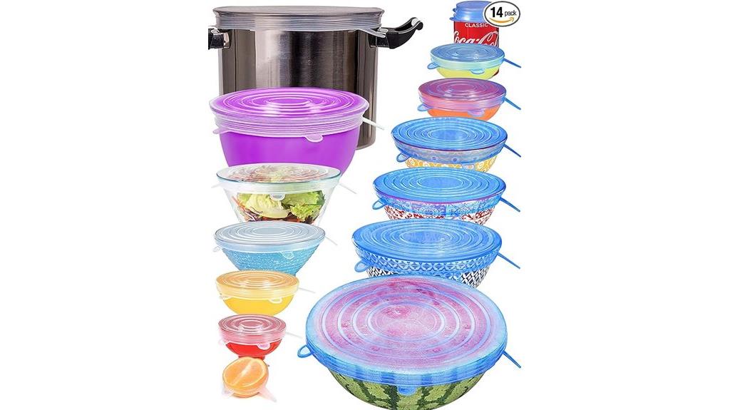 reusable silicone food lids