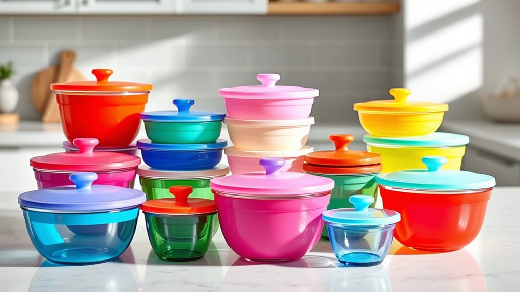 reusable silicone lid set