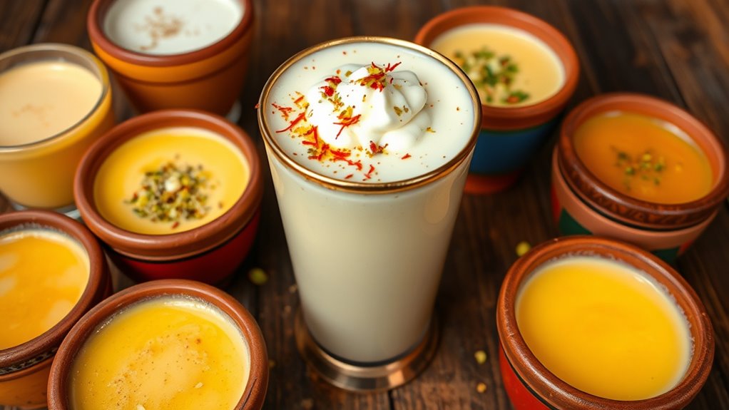 rich frothy flavored beverage