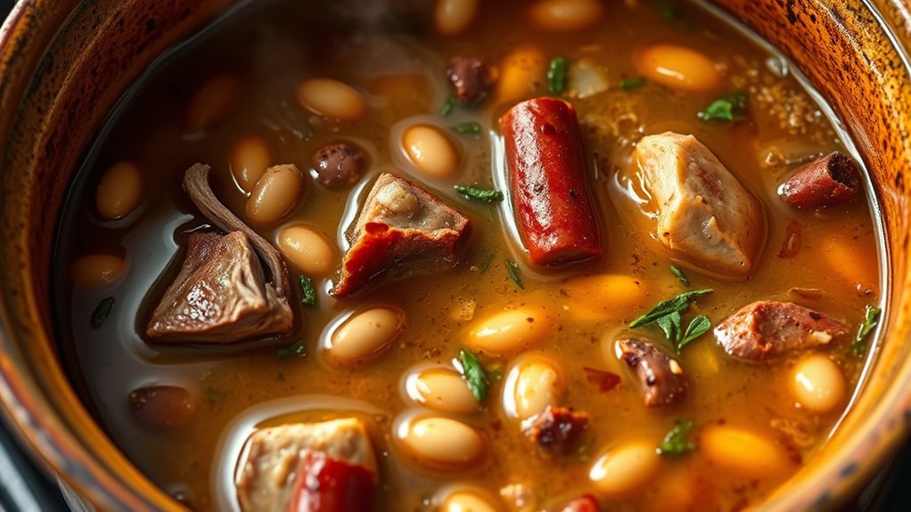 rich savory aromatic broth