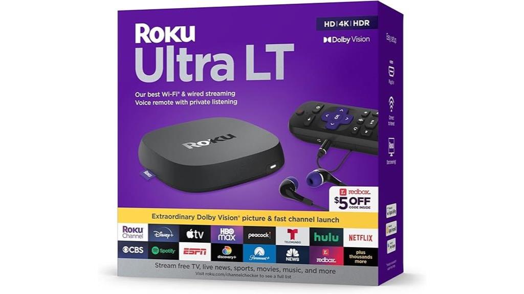 roku ultra lt streaming
