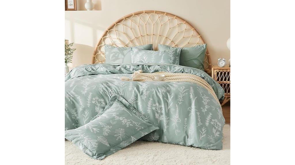 sage green bedding set