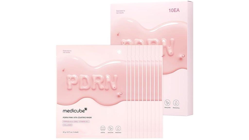 salmon dna pink mask