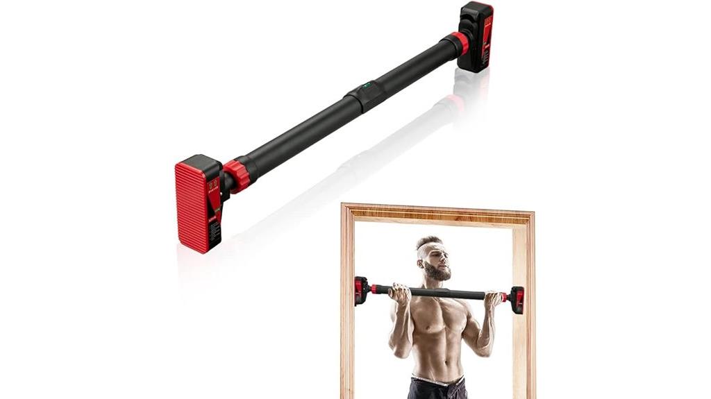 screw free adjustable doorway bar