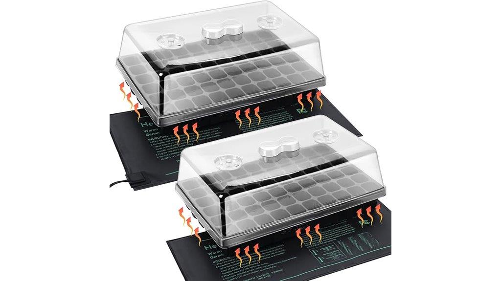 seed starter kit with trays