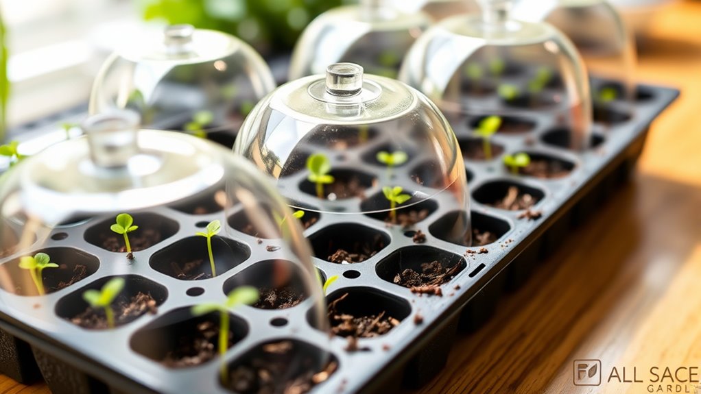 seed tray material and size